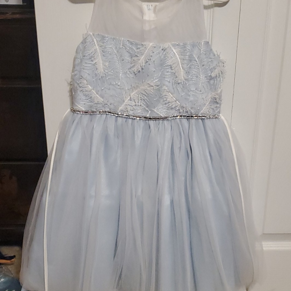 PALE BLUE DRESS
